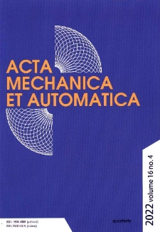 Acta Mechanica et Automatica. Vol. 16, no 4