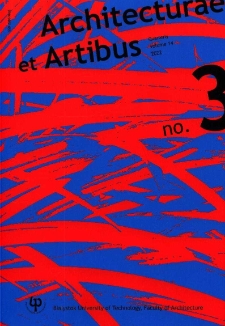 Architecturae et Artibus. Vol. 14, no. 3