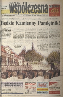 Gazeta Wsp&oacute;łczesna 2002, nr 182