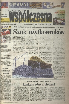 Gazeta Wsp&oacute;łczesna 2002, nr 249