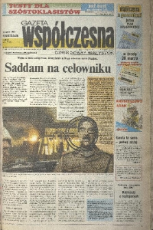 Gazeta Współczesna 2003, nr 58