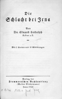 Die Schlacht bei Jena