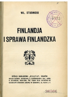 Finlandja i sprawa finlandzka