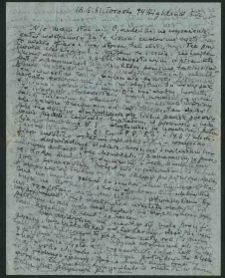 List Izabelli Lutosławskiej-Wolikowskiej do ojca Wincentego Lutosławskiego