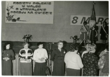 Liga Kobiet Polskich w Łodzi : uroczystość z okazji Dnia Kobiet 8 Marca