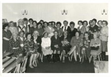 Członkinie Łódzkiego Oddziału LKP w komisji wyborczej (prawdopodobnie 1985 r.)