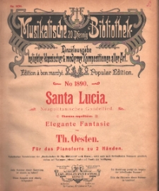 Neapolitaniches Gondelied : Elegante Fatasie : Op. 344, No. 1 : für das Pianoforte zu 2 Händen