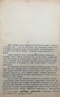 Pamiętnik Marii Kolendo z lat okupacji opracowany w 1946 r. tekst artykułu (3-ci egzemplarz)