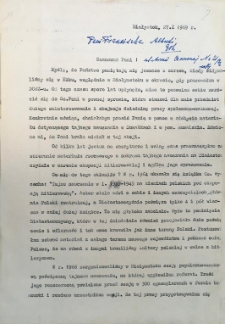 Tajne nauczanie - powiat Suwałki - korespondencja z nauczycielami uczestnikami tajnego nauczania