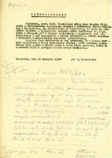 Zaświadczenie o ukończeniu przez Antonię Dworakowską Bydgoskiego Seminarium Nauczcielskiego