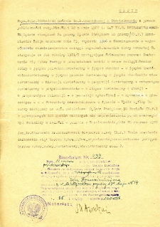 Zaświadczenie o pracy Zofii Frankiewicz