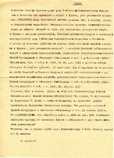 Odpis zaświadczenia Jadwigi Frankiewicz o prawie do nauczania muzyki