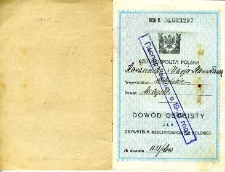 Dowód osobisty Stanisławy Karasińskiej