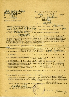 Powołanie Sabiny Grundl na stanowisko nauczycielki w Łapach