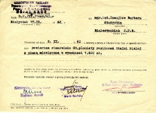 Pismo do Barbary Izmajłow w sprawie zmiany umowy o pracę