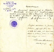 Zaświadczenie wydane Janinie Grabiec