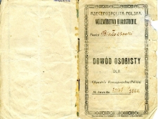 Dowód osobisty Zofii Wurm