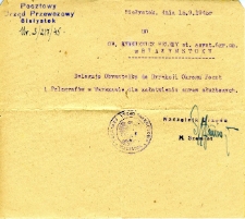 Delegacja wystawiona Helenie Rynkiewicz