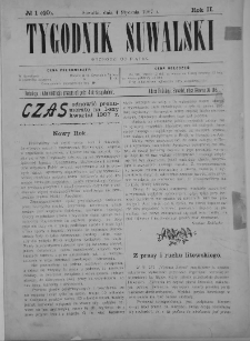 Tygodnik Suwalski 1907 nr 11