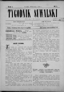 Tygodnik Suwalski 1906 nr 2