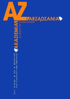 Akademia Zarządzania. Vol. 7, iss. 1