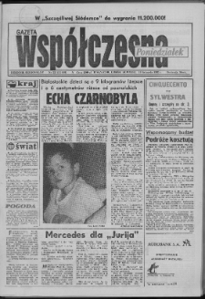 Gazeta Współczesna 1992, nr 222