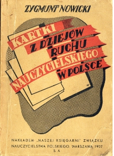 Kartki z dziejów ruchu nauczycielskiego w Polsce