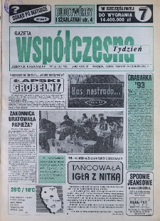 Gazeta Współczesna 1993, nr 93