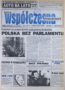 Gazeta Współczesna 1993, nr 104