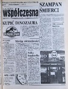 Gazeta Współczesna 1993, nr 170