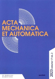 Acta Mechanica et Automatica. Vol. 17, no 2