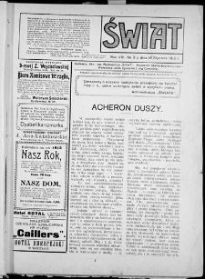 Świat 1913, R. 8 nr 3
