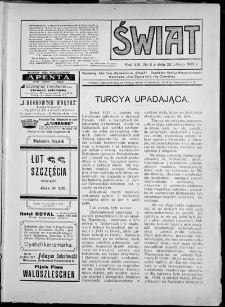 Świat 1913, R. 8 nr 8