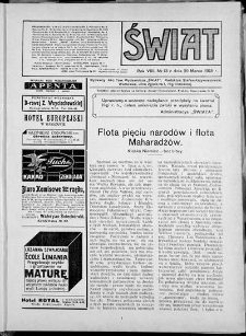 Świat 1913, R. 8 nr 13