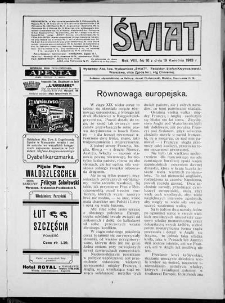 Świat 1913, R. 8 nr 16