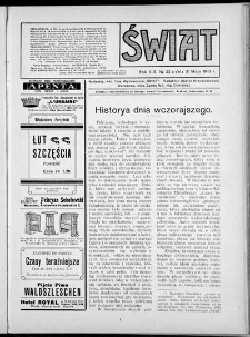 Świat 1913, R. 8 nr 22