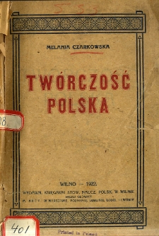 Tw&oacute;rczość polska