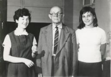 Ola Bogdanowicz-Kozłowska, prof. Kisielewski i Grażyna Ściślicka