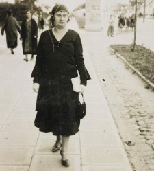 Zofia Knaup na ul. Lipowej w Białymstoku
