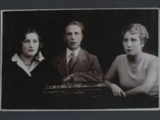 Rodzina Borkowskich: Jadwiga, Mieczysław, Helena