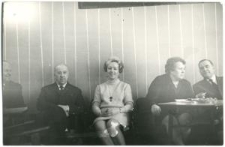 Władysław Paszkowski z wojewódzkim konserwatorem zabytków w Białymstoku