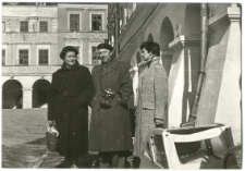 Władysław Paszkowski na rynku w Zamościu