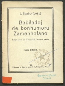 Babiladoj de bonhumora Zamenhofano