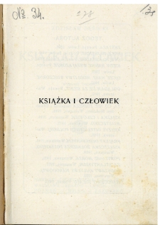 Książka i człowiek