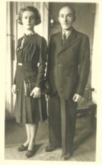 Kazimierz Kowalski z córką Jadwigą