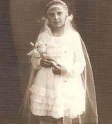 Zdjęcie z I Komunii Świętej, Białystok, lata 20-30. XX wieku