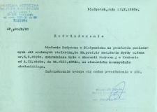 Zaświadczenie do Zakładu Ubezpiecze Społecznych potwierdzające zatrudnienie Marii Byrdy