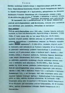 Ocena dorobku naukowego, dydaktycznego i organizacyjnego Beaty Bogdanikowej