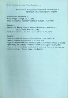 Zestawienie najważniejszych odznaczeń państwowych, wyróżnień i nagród