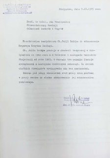 Wnioski o odzaczenia oraz opinie nt. rekomendowanych do odznaczeń